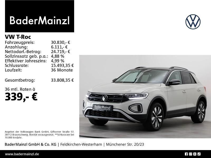 Grau Gebraucht 2025 VW T-Roc Goal SUV | 29.930 € (Teuer) - Bild 1/3