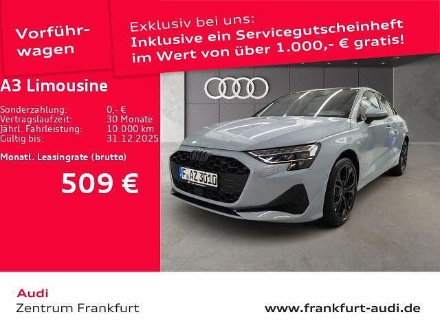 Pfeilgrau perleffekt Gebraucht 2025 Audi A3 Advanced Plus Limousine | 38.780 € (Teuer) - Bild 1/4