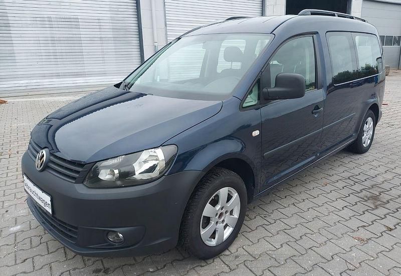 Blau Gebraucht 2014 VW Caddy Maxi Van / Kleinbus | 6.900 € (Fairer Preis) - Bild 1/4