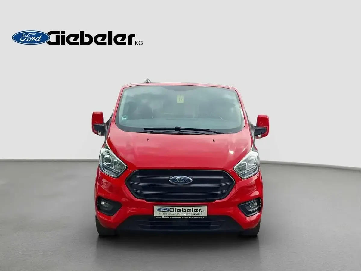 Usado Ford Transit Custom Trend 131 HP (96 kW) 2020 Vermelho Carrinha