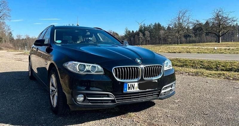 Schwarz Gebraucht 2016 BMW 520 Kombi | 10.600 € (Superpreis) - Bild 1/4