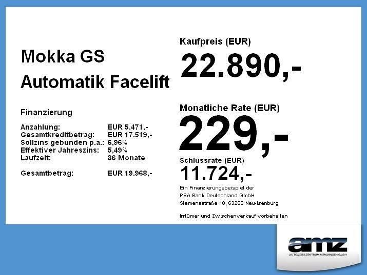 Gebraucht Opel Mokka 131 PS (96 kW) 2025 Lack weiss SUV