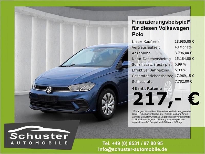 Gebraucht VW Polo Life 95 PS (69 kW) 2025 Blau Kleinwagen