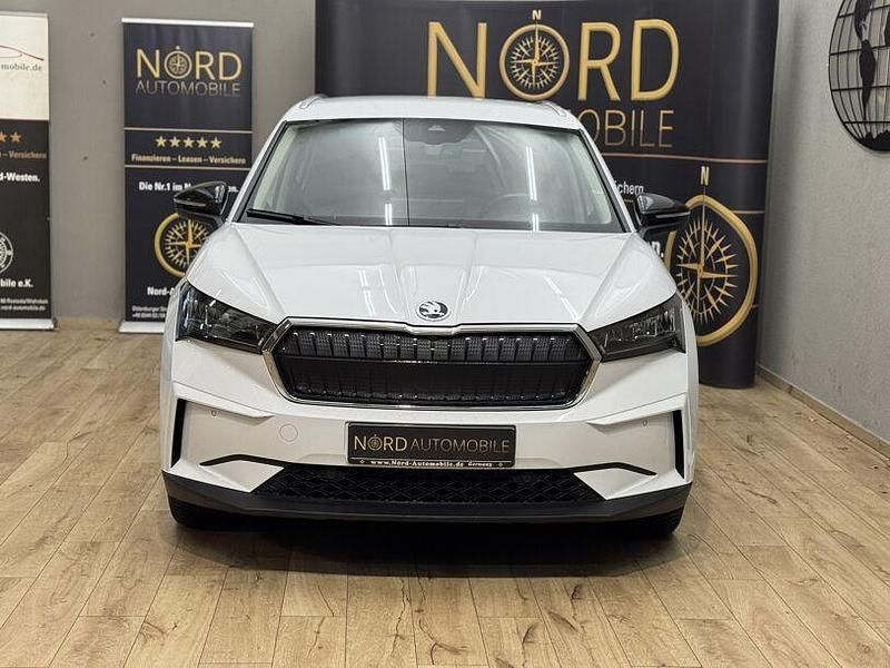 Gebraucht Skoda Enyaq iV 150 kW (204 PS) 2021 Moonweiss metallic (metallic) SUV