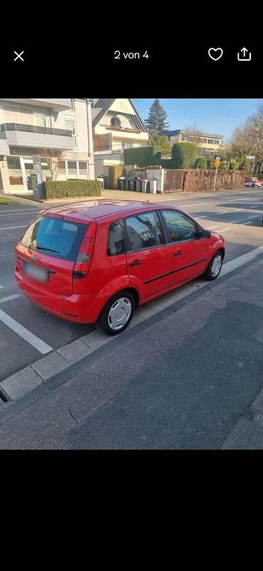 Gebraucht Ford Fiesta 67 PS (49 kW) 2005 Rot Kleinwagen