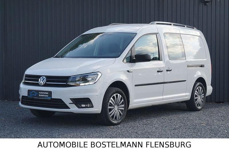 Gebraucht VW Caddy Maxi 131 PS (96 kW) 2019 Weiß Van / Kleinbus