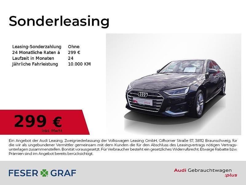 Mythosschwarz metallic Gebraucht 2024 Audi A4 Ambiente Limousine | 33.798 € (Fairer Preis) - Bild 1/1