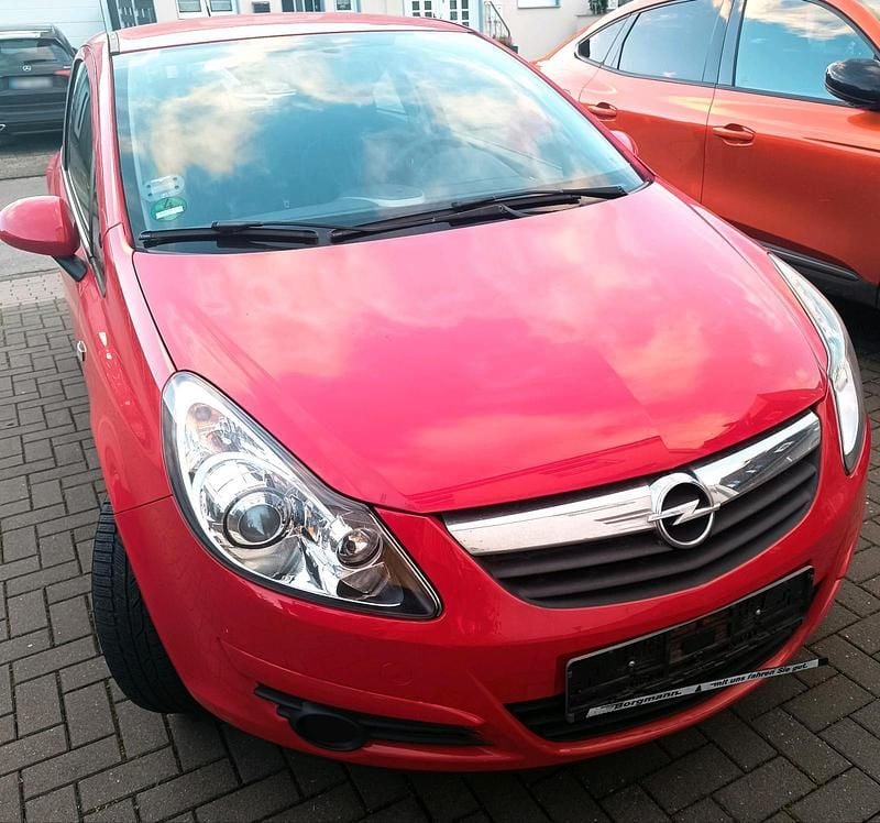 Gebraucht Opel Corsa 59 PS (43 kW) 2008 Rot Kleinwagen