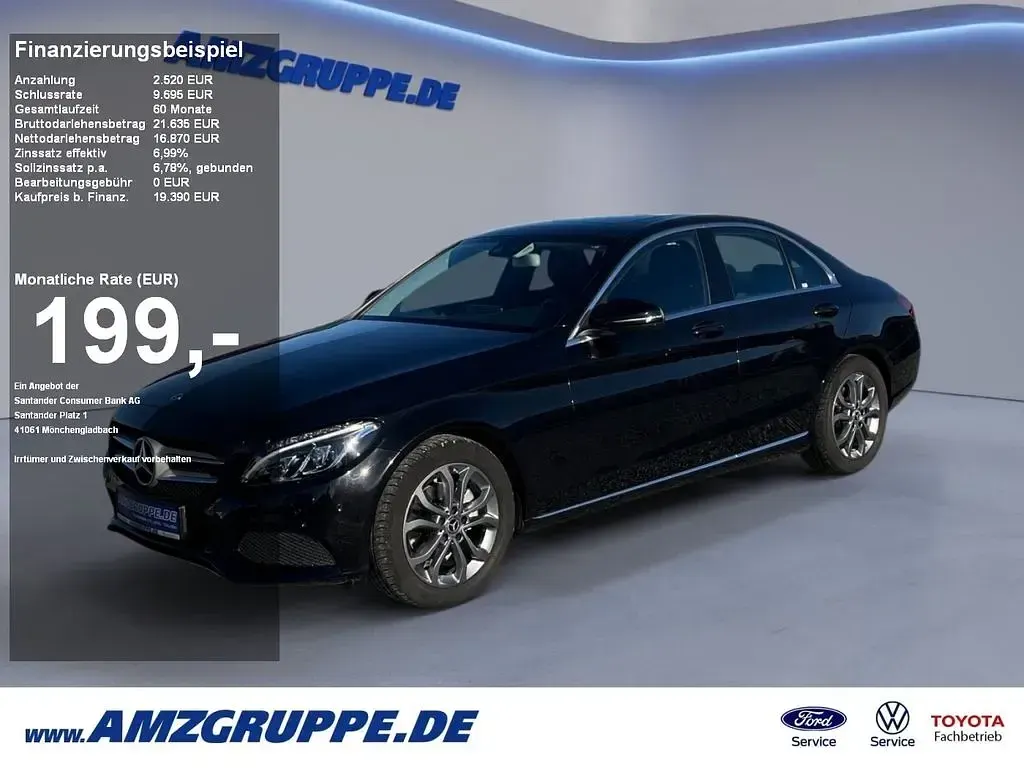 Używany Mercedes C180 Avantgarde 156 KM (114 kW) 2017 Sedan/Limuzyna