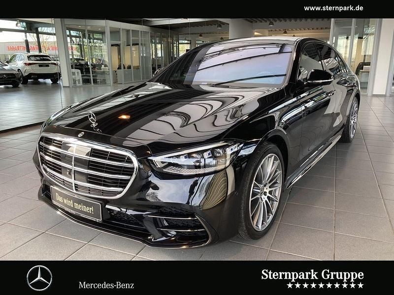 Lack obsidianschwarz Gebraucht 2024 Mercedes S500L AMG Limousine | 108.590 € (Teuer) - Bild 1/4