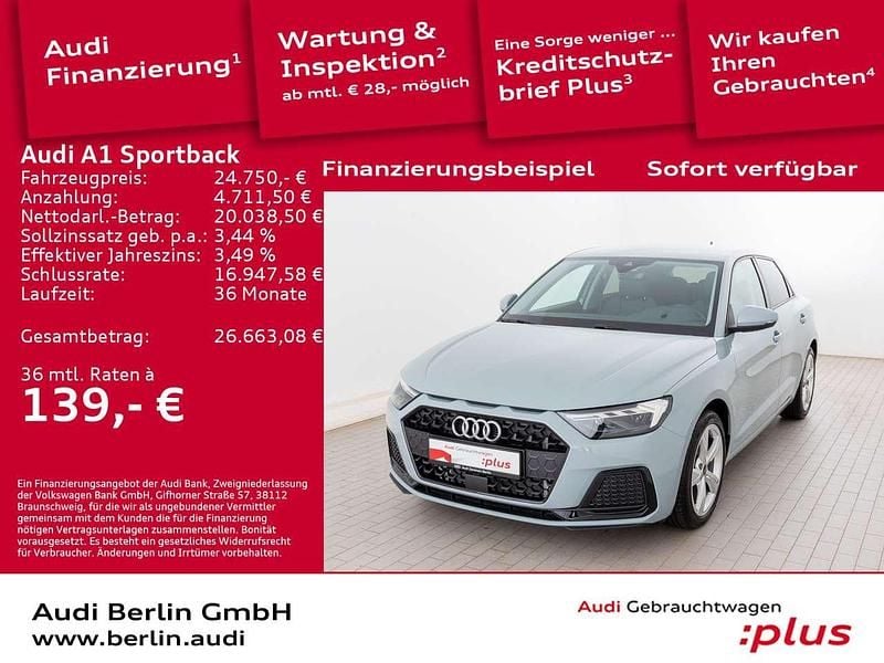 Gebraucht Audi A1 Advanced Plus 95 PS (69 kW) 2025 Pfeilgrau perleffekt Kleinwagen