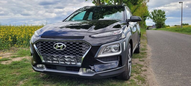 Schwarz Gebraucht 2021 Hyundai Kona Style SUV | 18.990 € (Guter Preis) - Bild 1/4