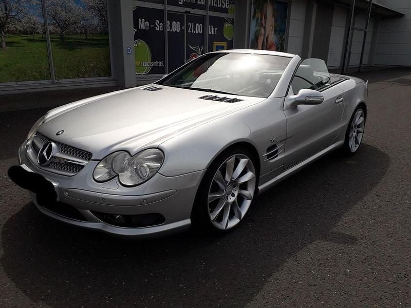 Gebraucht Mercedes SL500 306 PS (225 kW) 2005 Silber Cabrio