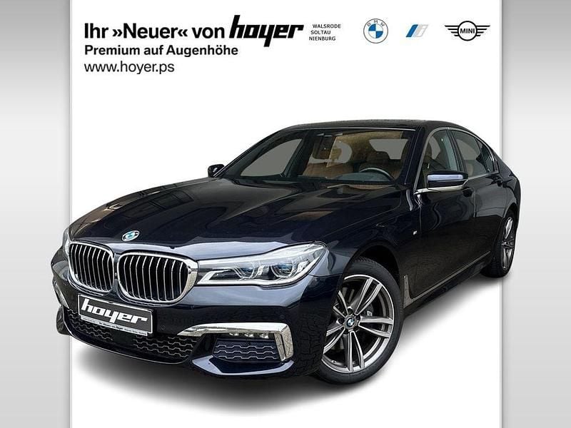 Carbonschwarz (metallic) Gebraucht 2016 BMW 730 M Sport Limousine | 33.990 € (Fairer Preis) - Bild 1/4