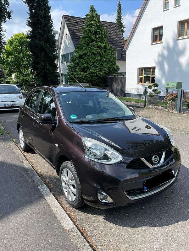 Schwarz Gebraucht 2017 Nissan Micra Acenta Kleinwagen | 7.500 € (Fairer Preis) - Bild 1/4