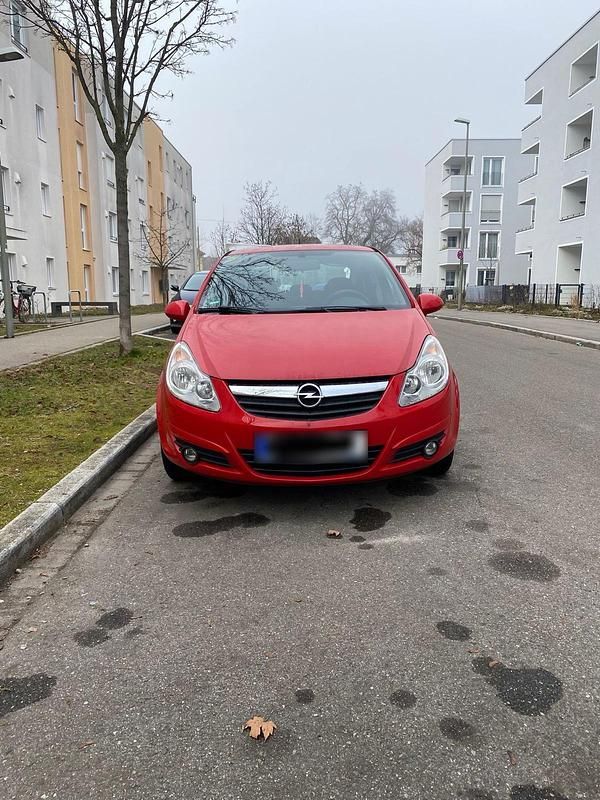 Gebraucht Opel Corsa 80 PS (58 kW) 2007 Rot Kleinwagen