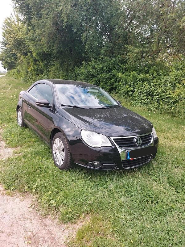 Schwarz Gebraucht 2006 VW Eos Cabrio | 2.699 € (Guter Preis) - Bild 1/4