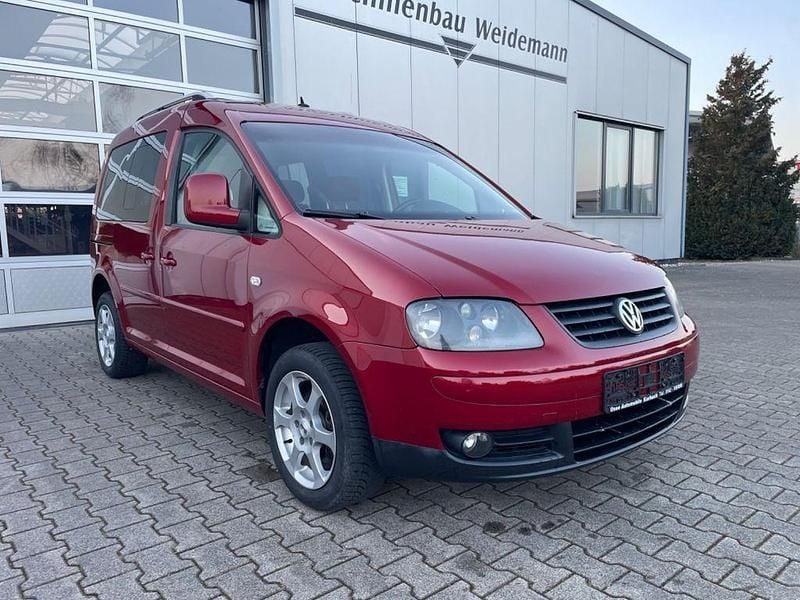 Gebraucht VW Caddy Conceptline 102 PS (75 kW) 2006 Rot Van / Kleinbus