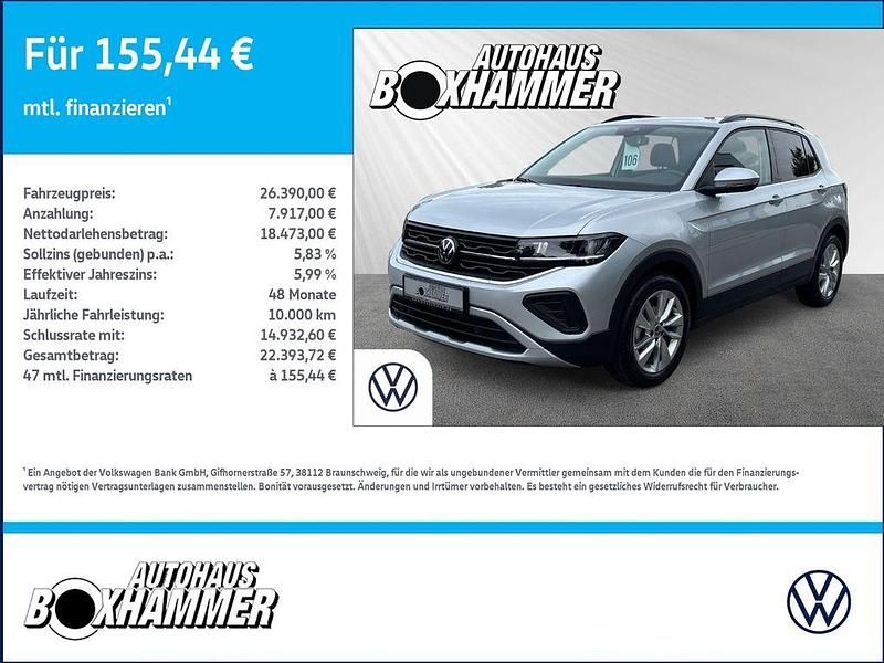 Gebraucht VW T-Cross Life 116 PS (85 kW) 2025 Silber SUV