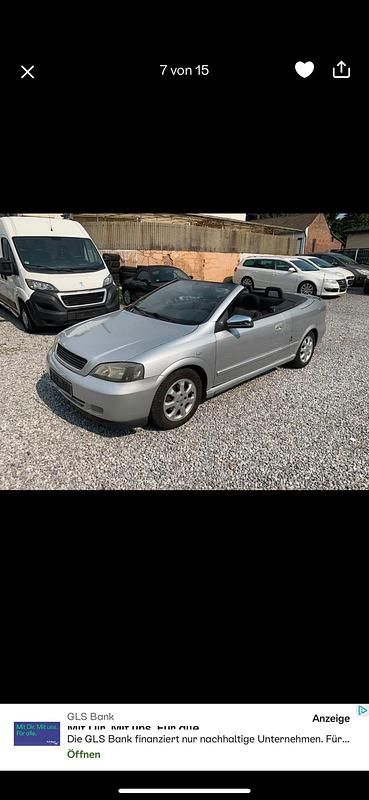 Gebraucht Opel Astra Cabriolet 103 PS (75 kW) 2003 Silber Cabrio