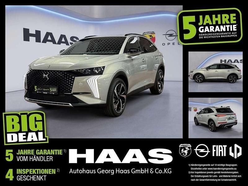 Lackierung chrystal pearl/meta Gebraucht 2024 DS Automobiles DS7 Crossback Rivoli SUV | 29.880 € (Fairer Preis) - Bild 1/4