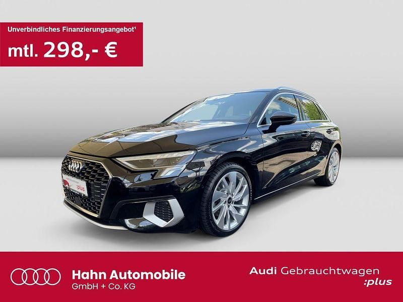 Schwarz Gebraucht 2022 Audi A3 Sportback Sport Limousine | 29.490 € (Fairer Preis) - Bild 1/3
