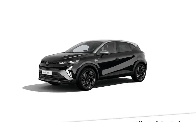 Neu Renault Captur Esprit Alpine 158 PS (116 kW) 2025 Zweifarbig: blackpearlschwarz und highlandgrau (schwarz) SUV