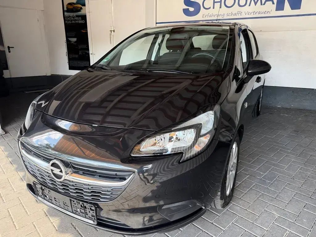 Gebraucht Opel Corsa Edition 90 PS (66 kW) 2015 Schwarz Kleinwagen