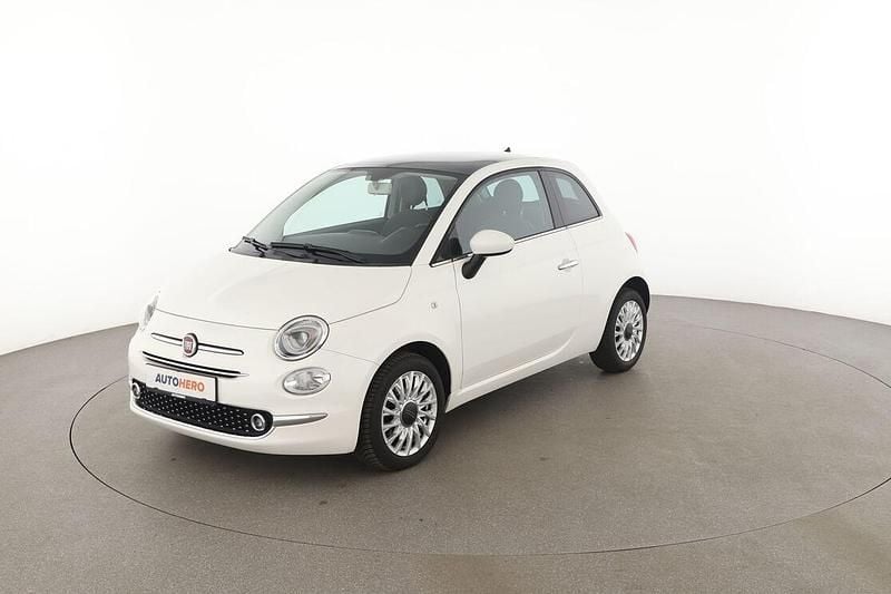 Weiß Gebraucht 2017 Fiat 500 Lounge Limousine | 9.650 € (Fairer Preis) - Bild 1/3