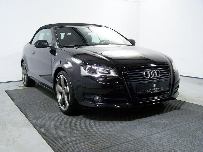 Gebraucht Audi A3 Cabriolet S-line plus 105 PS (77 kW) 2011 Schwarz Cabrio