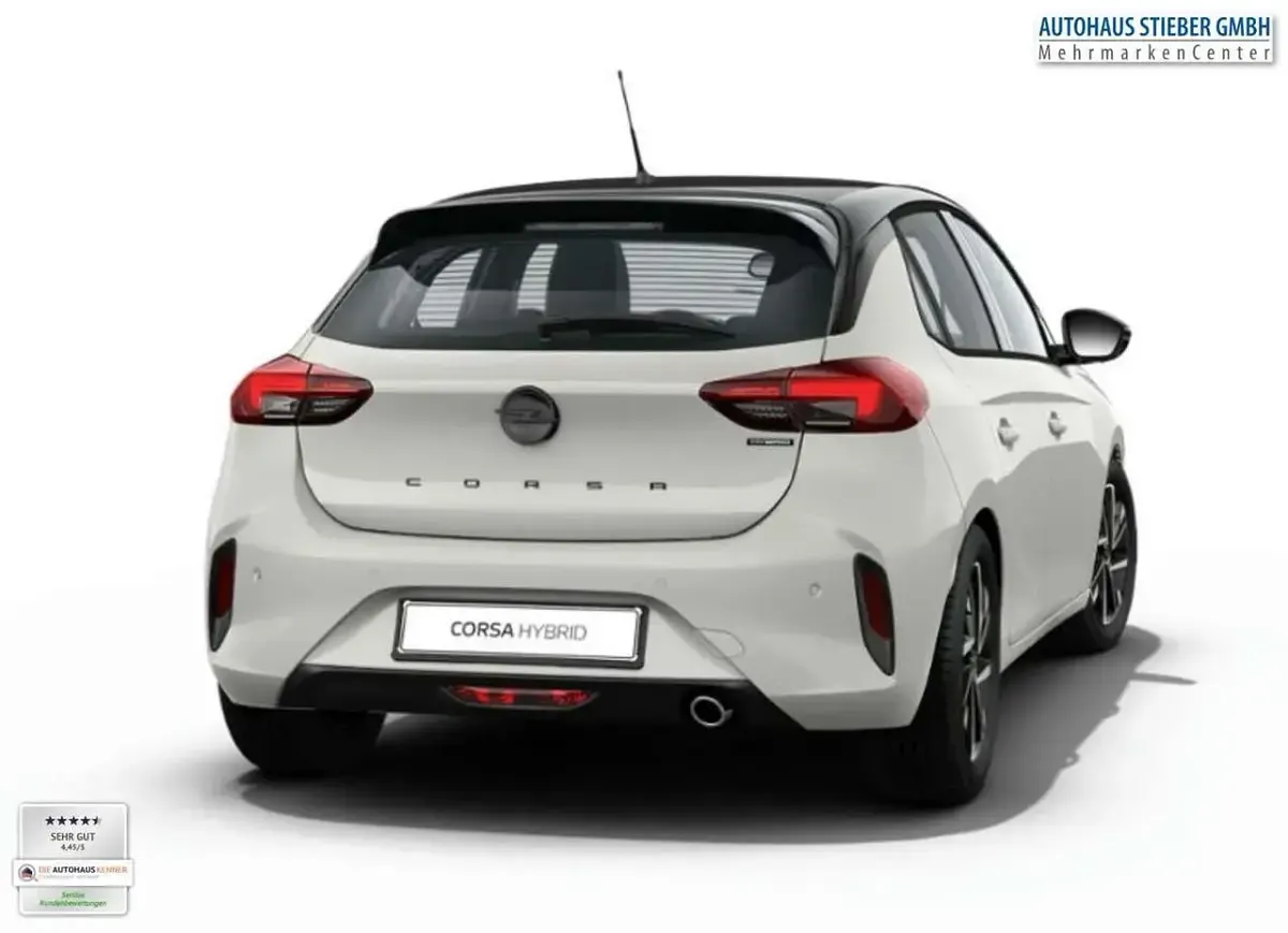 Neu Opel Corsa Active 110 PS (80 kW) 2025 Arktis weiß / dachfarbe schwarz Kleinwagen