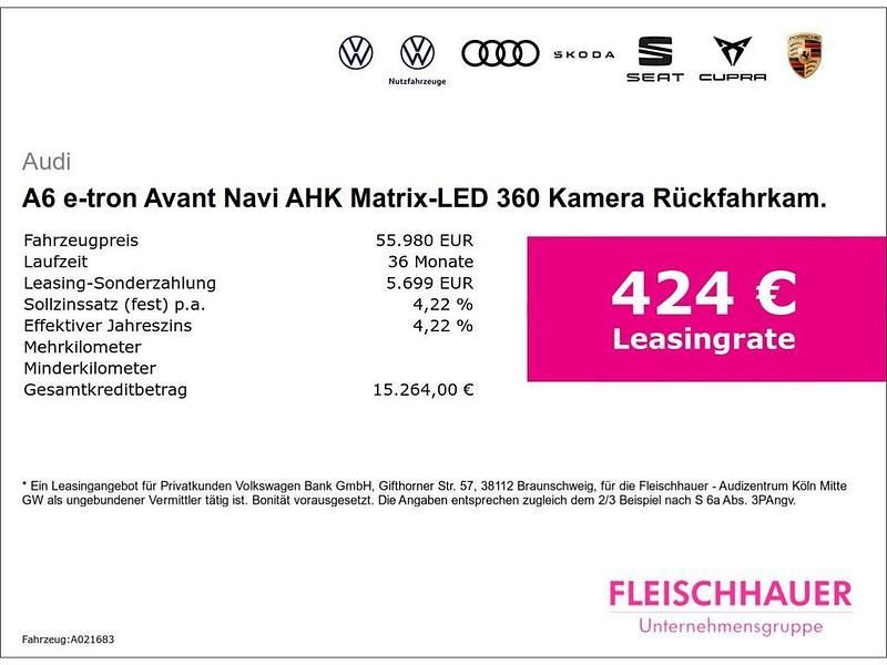 Gebraucht Audi A6 e-tron Sport 210 kW (286 PS) 2025 Blau Kombi