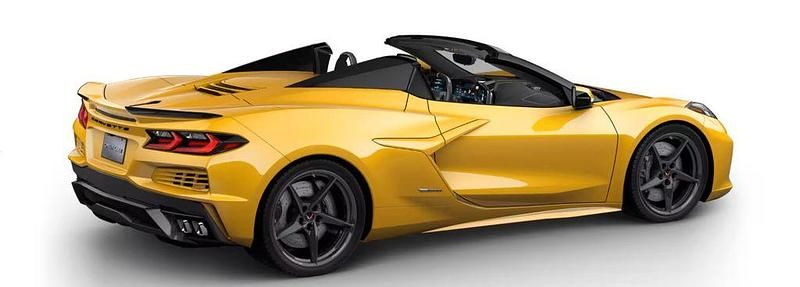 Nowe Corvette C8 655 KM (481 kW) 2025 Żółty Kabriolet