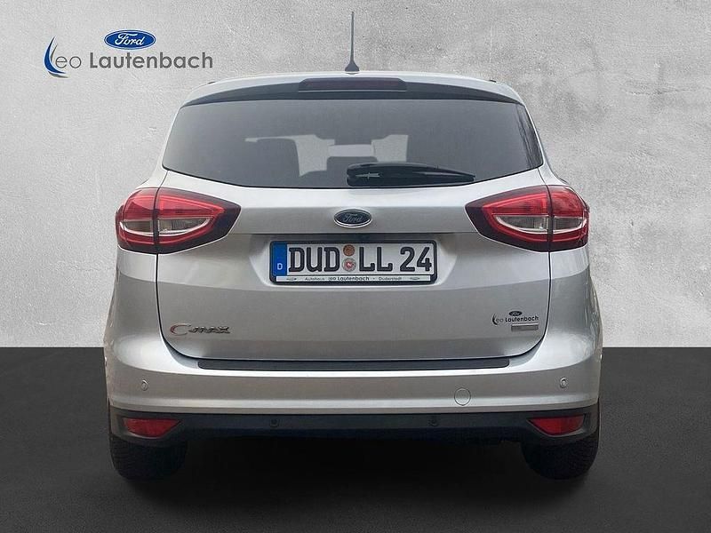 Gebraucht Ford C-MAX Titanium 125 PS (91 kW) 2018 Polarsilber metallic Van / Kleinbus