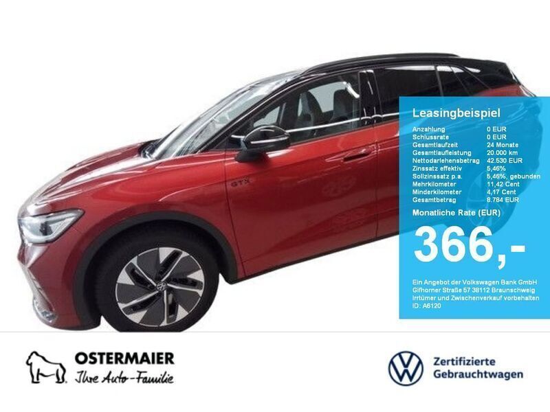 Rot Gebraucht 2023 VW ID.4 GTX SUV | 42.530 € (Teuer) - Bild 1/4