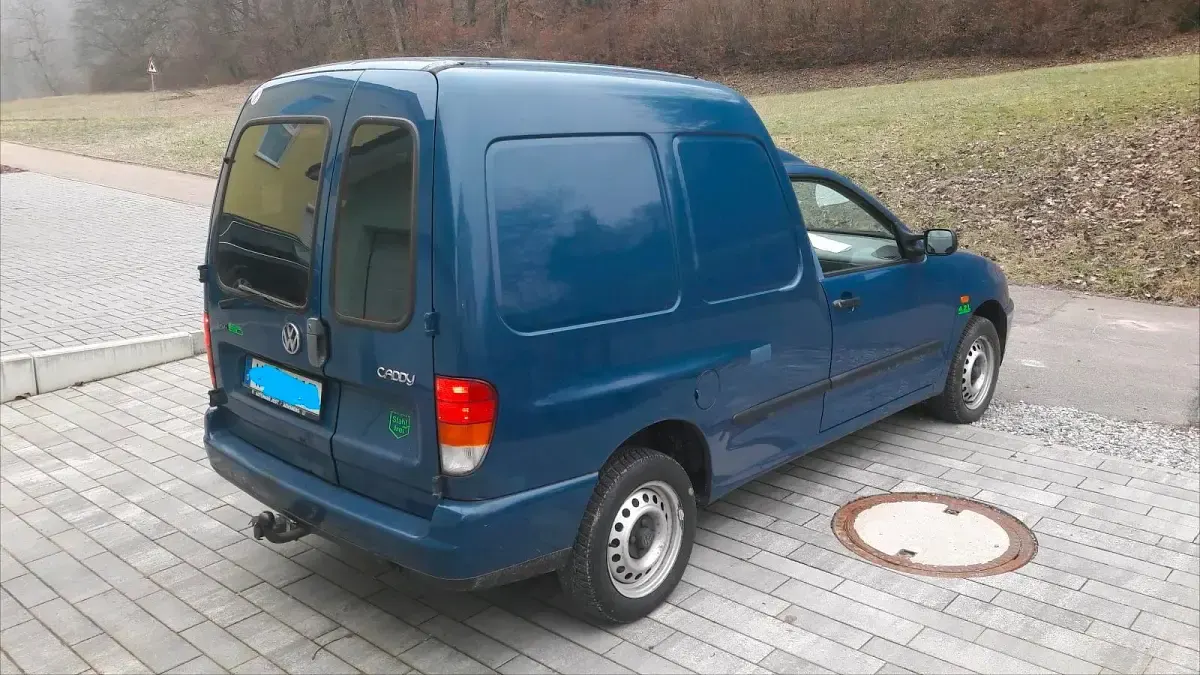 Gebraucht VW Caddy 64 PS (47 kW) 2001 Blau Van / Kleinbus