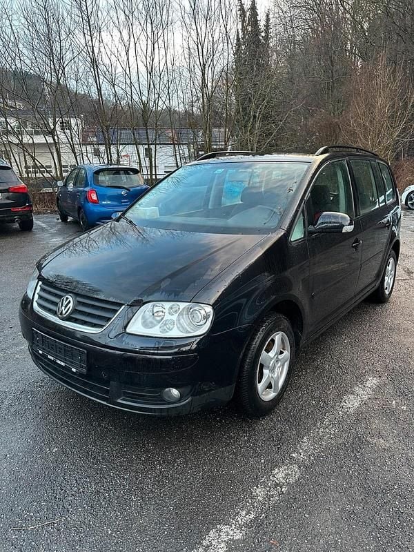 Gebraucht VW Touran 115 PS (84 kW) 2006 Schwarz Van / Kleinbus