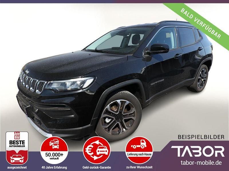 Schwarz (solid black) Gebraucht 2022 Jeep Compass Limited SUV | 23.788 € (Fairer Preis) - Bild 1/1