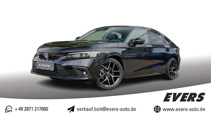 Crystal black pearl Neu 2025 Honda Civic Advance Limousine | 36.930 € (Fairer Preis) - Bild 1/4