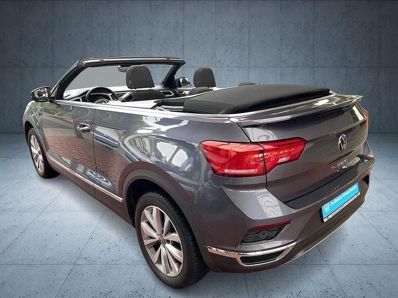 Gebraucht VW T-Roc Cabriolet Style 110 PS (80 kW) 2021 Rauchgrau metallic (metallic) Cabrio