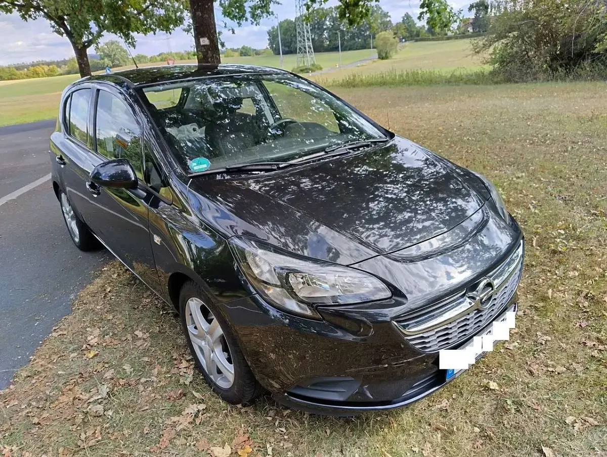 Gebraucht Opel Corsa Edition 69 PS (50 kW) 2015 Schwarz Kleinwagen