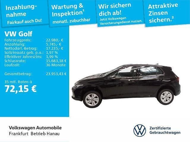 Schwarz Gebraucht 2024 VW Golf VIII Limousine | 22.980 € (Guter Preis) - Bild 1/4