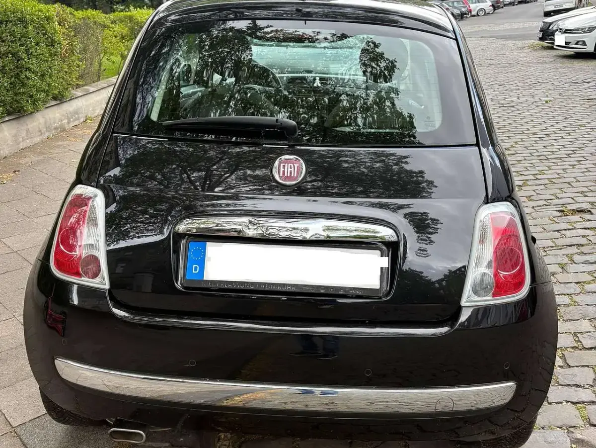 Gebraucht Fiat 500 Lounge 69 PS (50 kW) 2012 Schwarz Limousine