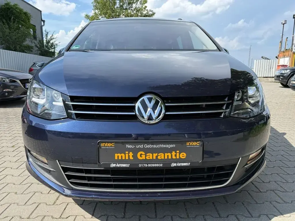 Gebraucht VW Sharan Highline 184 PS (135 kW) 2016 Blau Van / Kleinbus