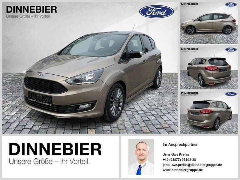 Silber (metallic) Gebraucht 2018 Ford C-MAX Sport Van / Kleinbus | 9.590 € (Fairer Preis) - Bild 1/4