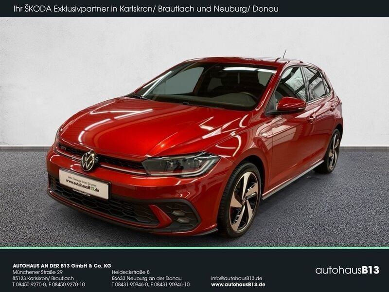 Kings red metallic (rot) Gebraucht 2023 VW Polo GTI Limousine | 24.350 € (Guter Preis) - Bild 1/4