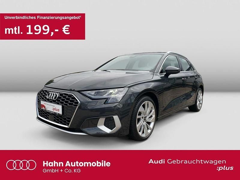 Grau Gebraucht 2022 Audi A3 Sportback Advanced Limousine | 24.999 € (Guter Preis) - Bild 1/3