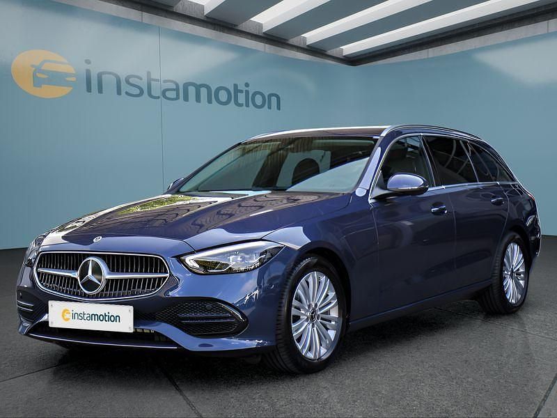 Blau Gebraucht 2024 Mercedes C220 Kombi | 40.099 € (Fairer Preis) - Bild 1/4
