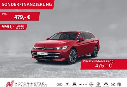Używany VW Passat Elegance 150 KM (110 kW) 2024 Czerwony Kombi