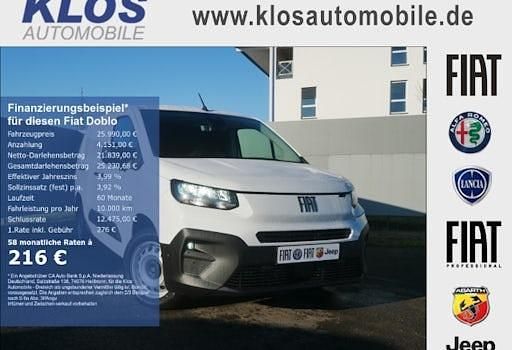 Neu Fiat Doblò 131 PS (96 kW) 2025 Weiß Van / Kleinbus